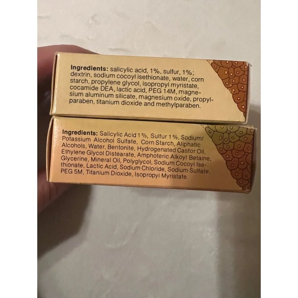 Lot Of 2 BRAND NEW Vintage BUF Acne Cleansing Bar Soap 3.5 oz Acne Cleansing NOS